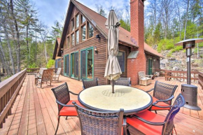 Adirondack Oasis Lake House with Dock and Deck!